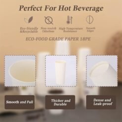 Alternative view of 300 Pack Paper Cups 8 oz