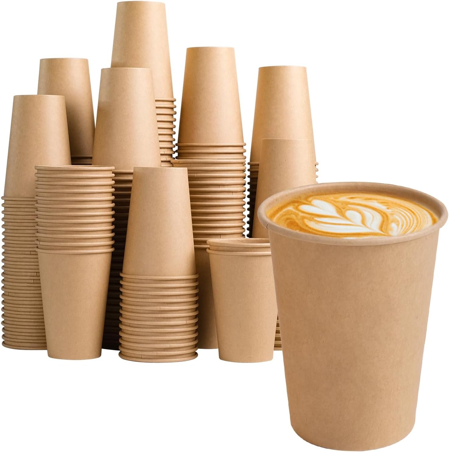 300 Pack 12 oz Paper Coffee Cups