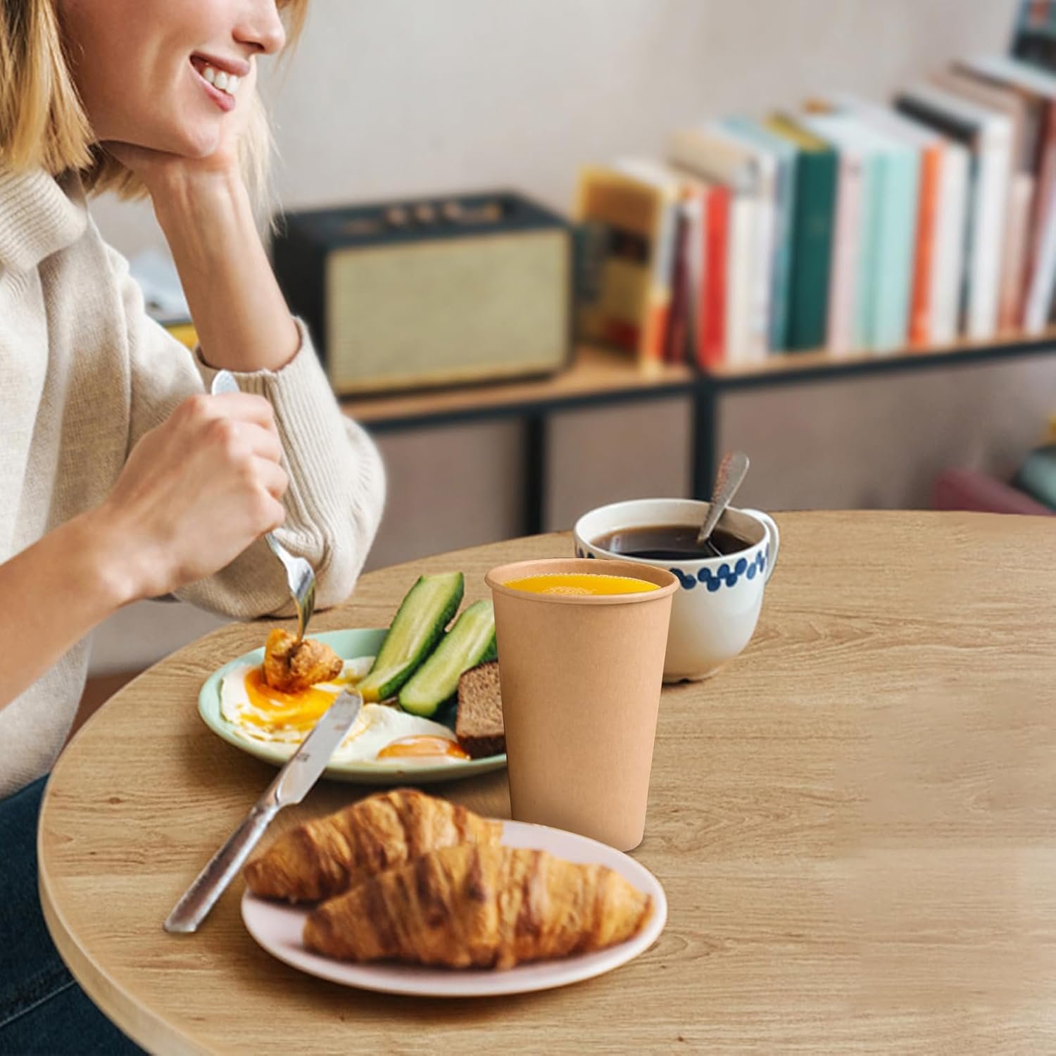 300 Pack 12 oz Paper Coffee Cups - Image 7