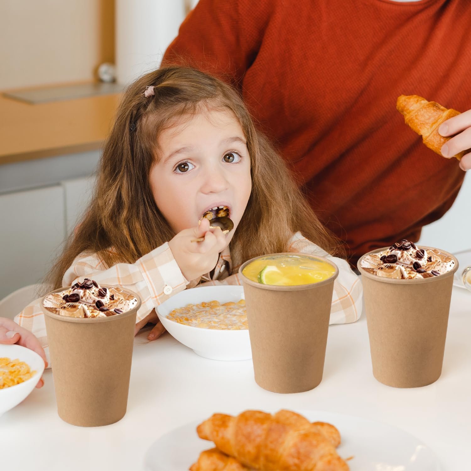 300 Pack 12 oz Paper Coffee Cups - Image 3